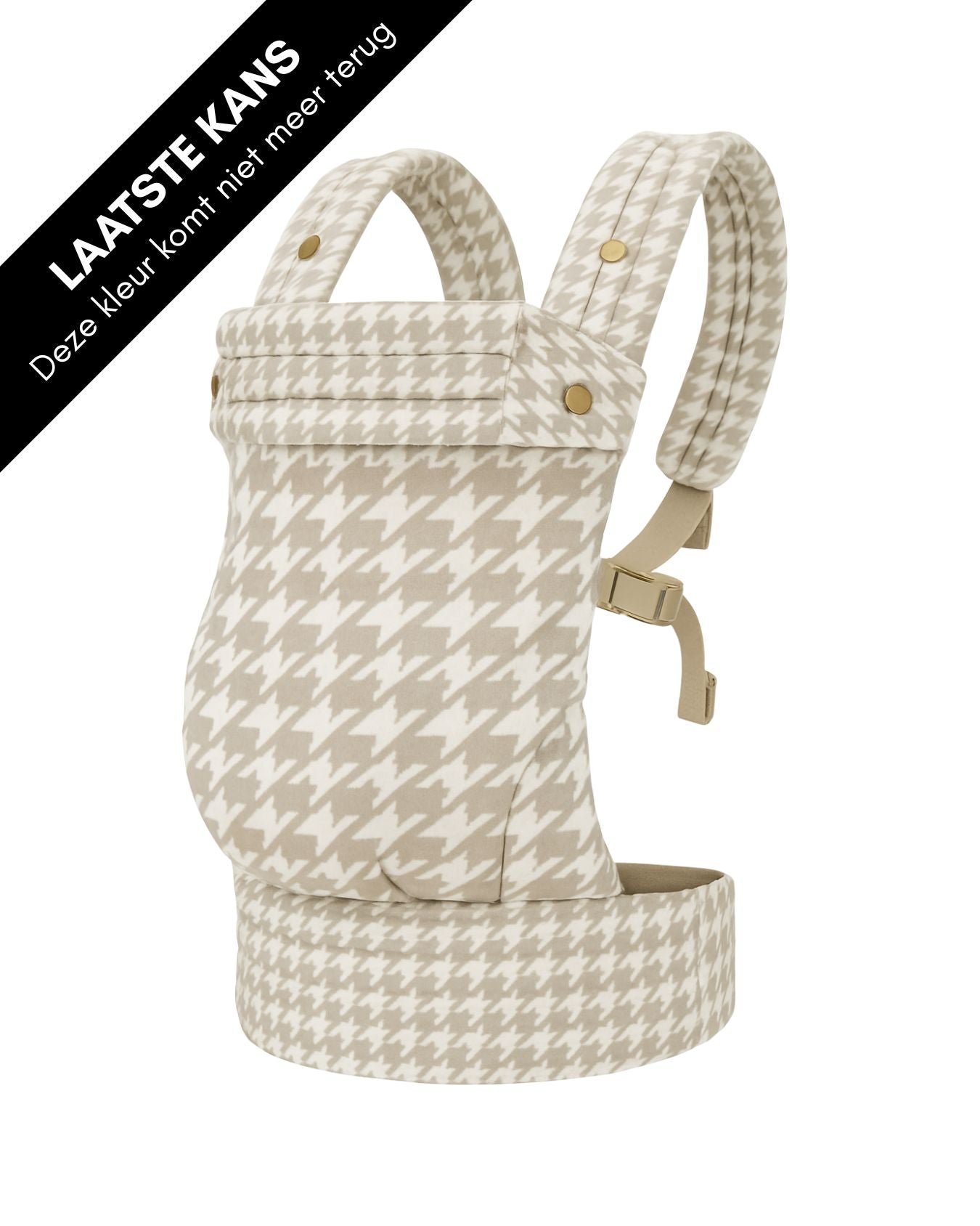 Calín carrier - khaki houndstooth