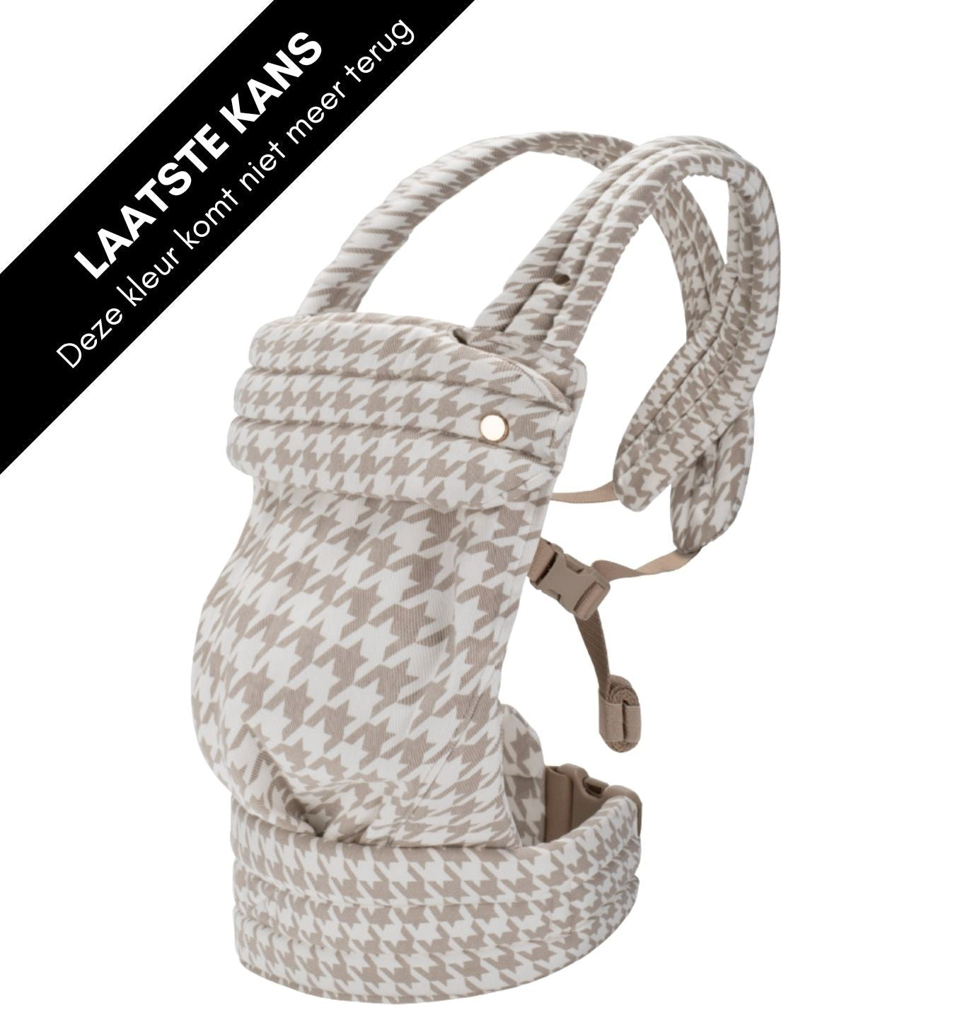 Calín carrier - khaki houndstooth