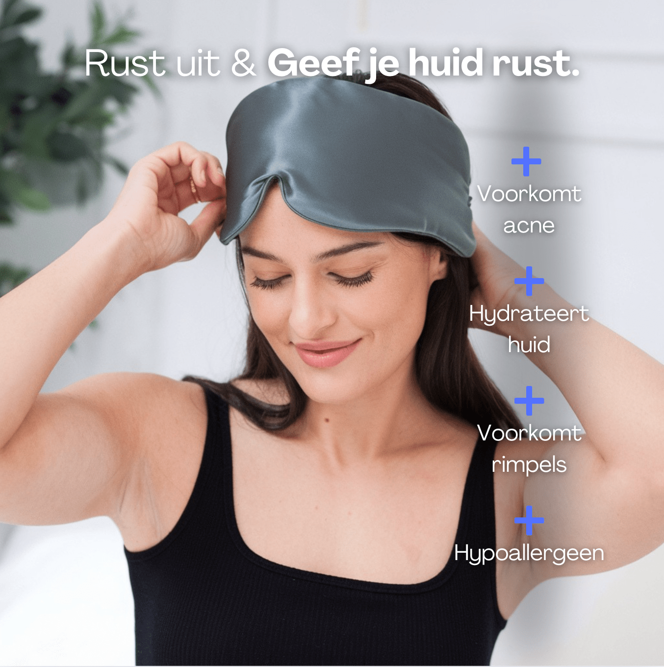 Zijde Slaapmasker - Lunar Grey