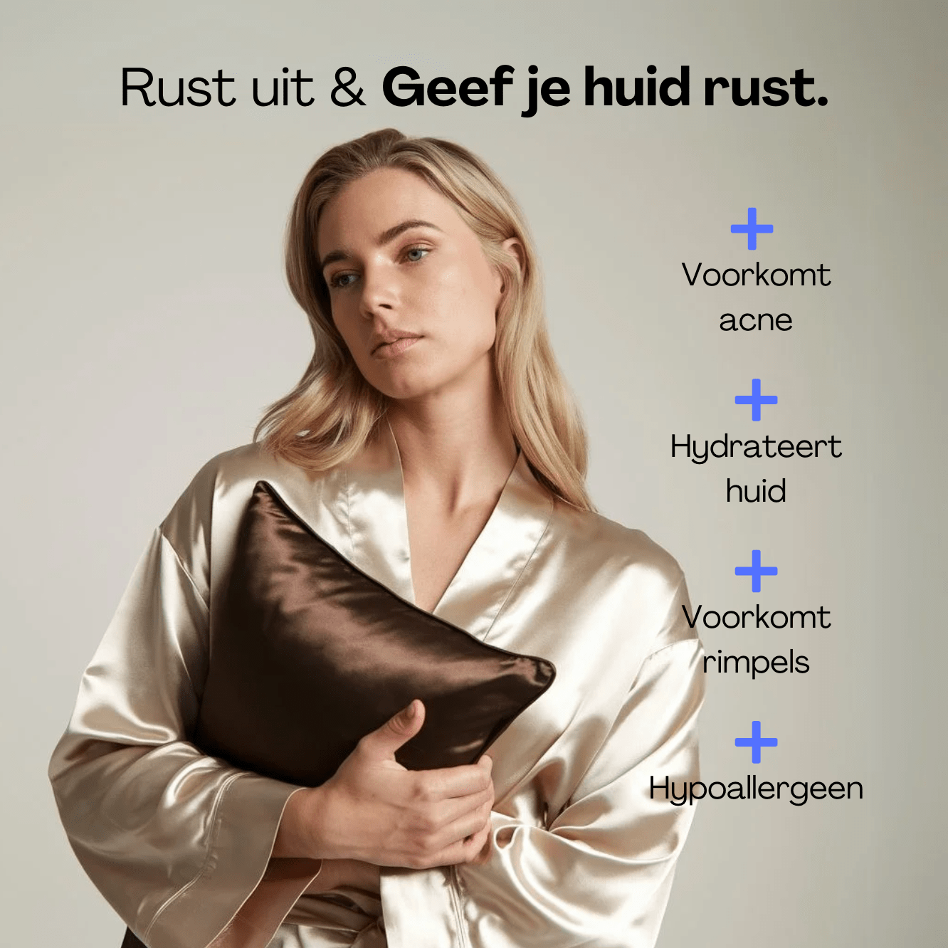 Silk Beauty Kussensloop - Truffle Silk