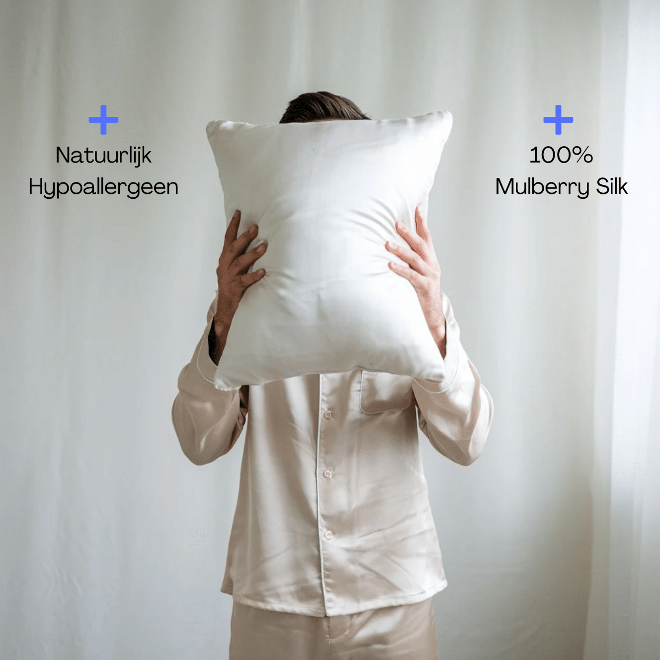 Silk Beauty Kussensloop - Ivory Glow
