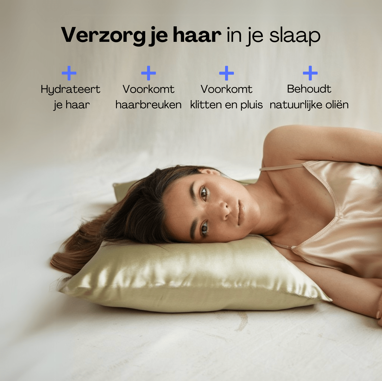 Silk Beauty Kussensloop - Olive Dusk