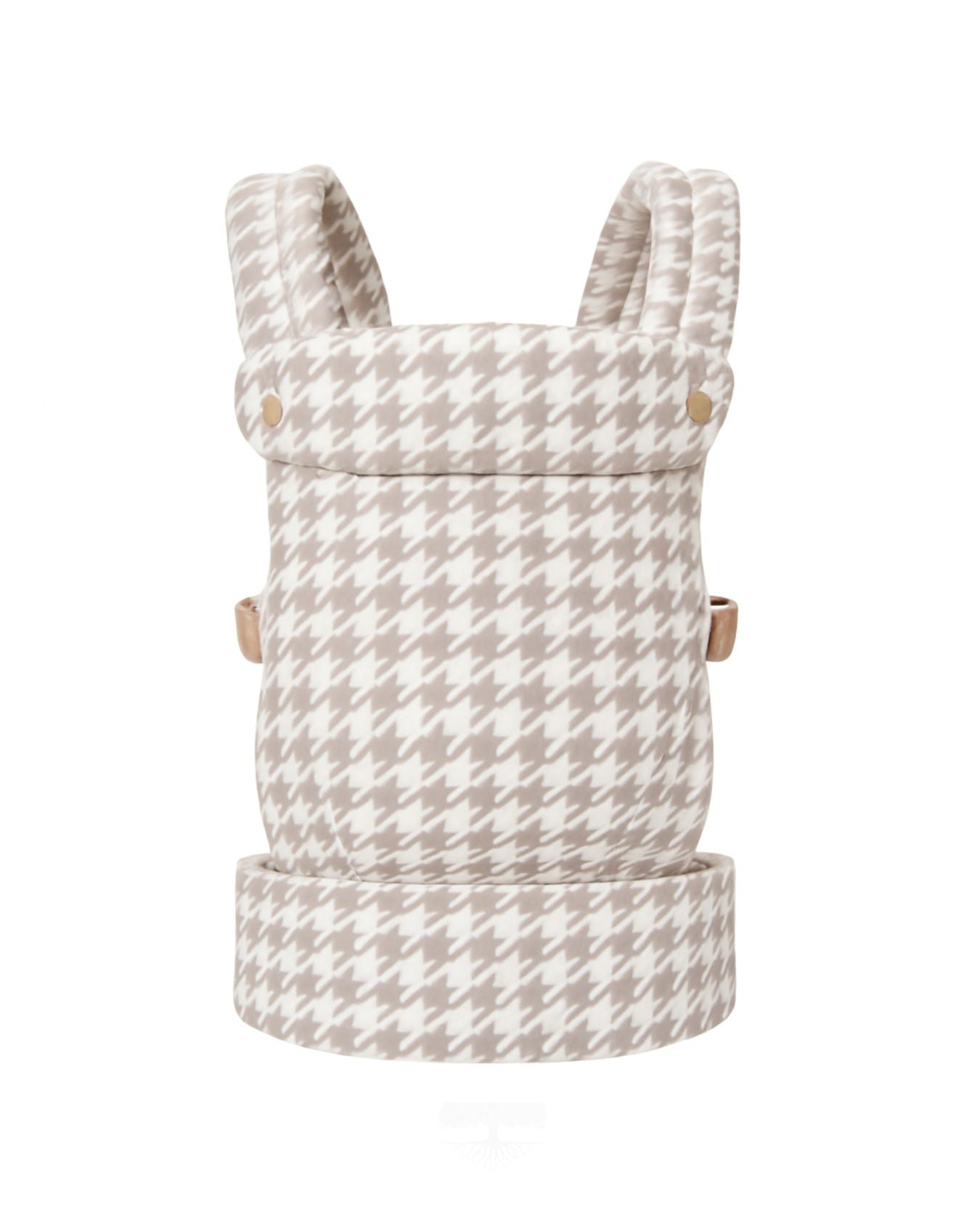 Calín carrier - khaki houndstooth