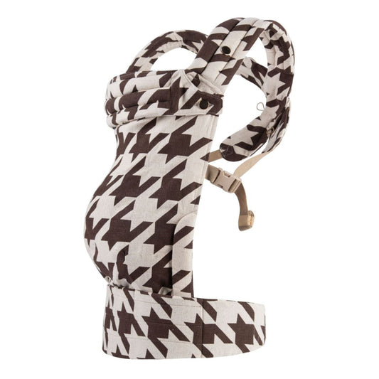 Calín carrier - ivory houndstooth