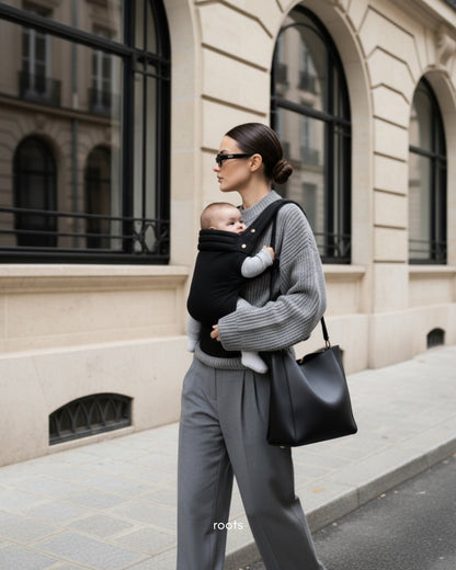 Calín carrier - black denim