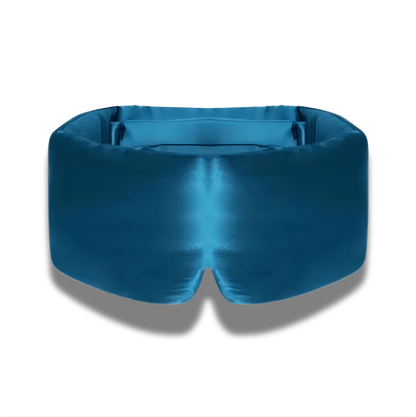Zijde Slaapmasker - Lagoon Blue