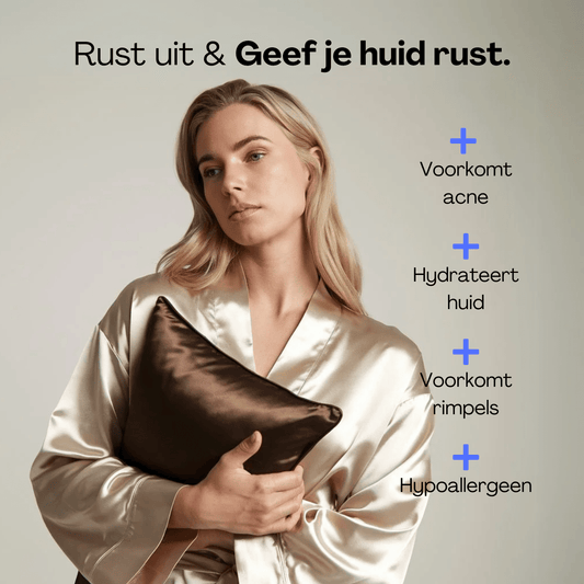 Silk Beauty Kussensloop - Truffle Silk
