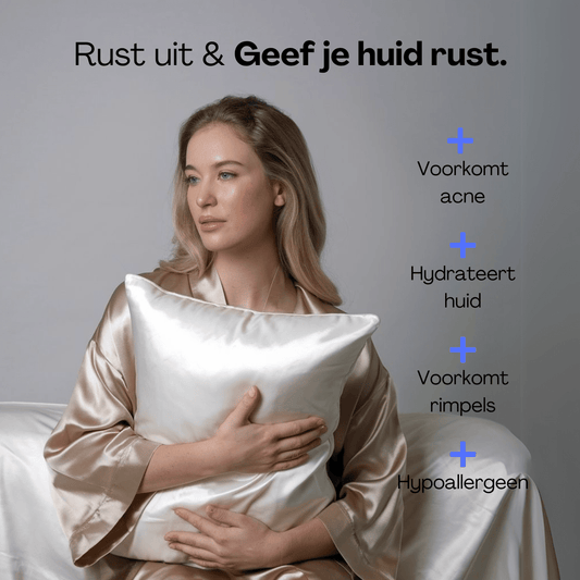 Silk Beauty Kussensloop - Ivory Glow
