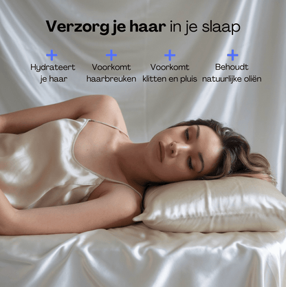 Silk Beauty Kussensloop - Ivory Glow