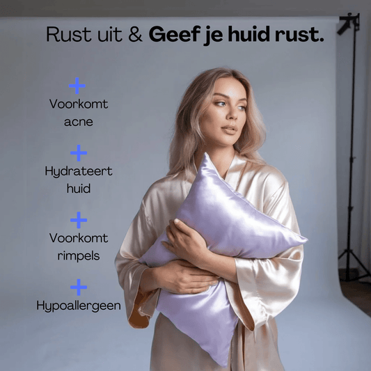 Silk Beauty Kussensloop - Lavander Luxe