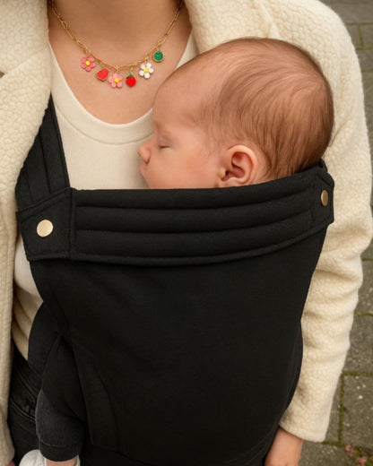 Calín carrier - black denim